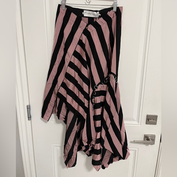 NWT - Marques’ Almeida Loop Asymmetric Draped Skirt - Made in Portugal - Size 6 - Picture 3 of 11